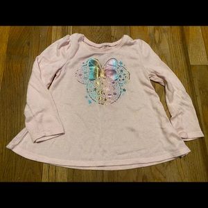 Girls 2T Minnie Mouse Top
